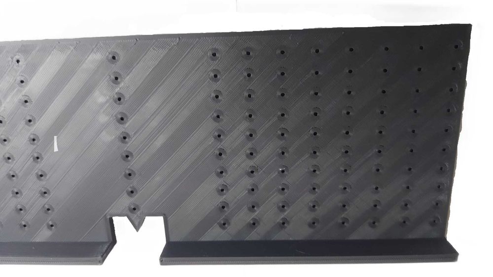 Sablon mobila plastic pentru manere v.7 96 - 320mm 10 distante 10-110