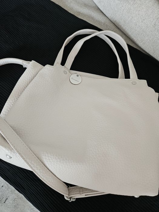 Дамска чанта в цвят пудра