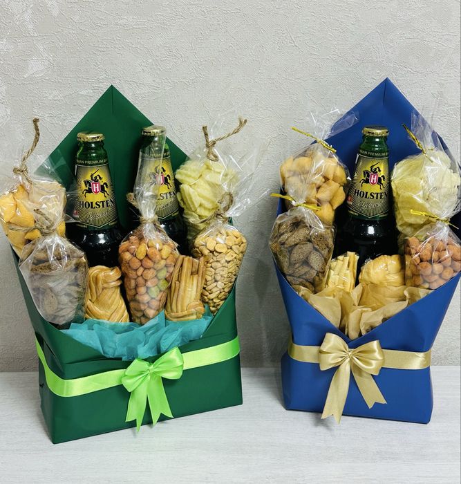 Съедобные мужские букеты