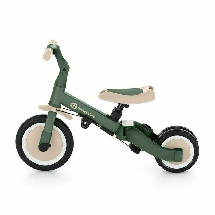 Tricicleta pentru copii Petite&Mars Turbo Verde 5 in 1