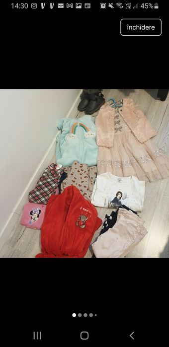 Lot haine fetita 4-5 ani,25 articole de sezon +1 pereche Ugg 27