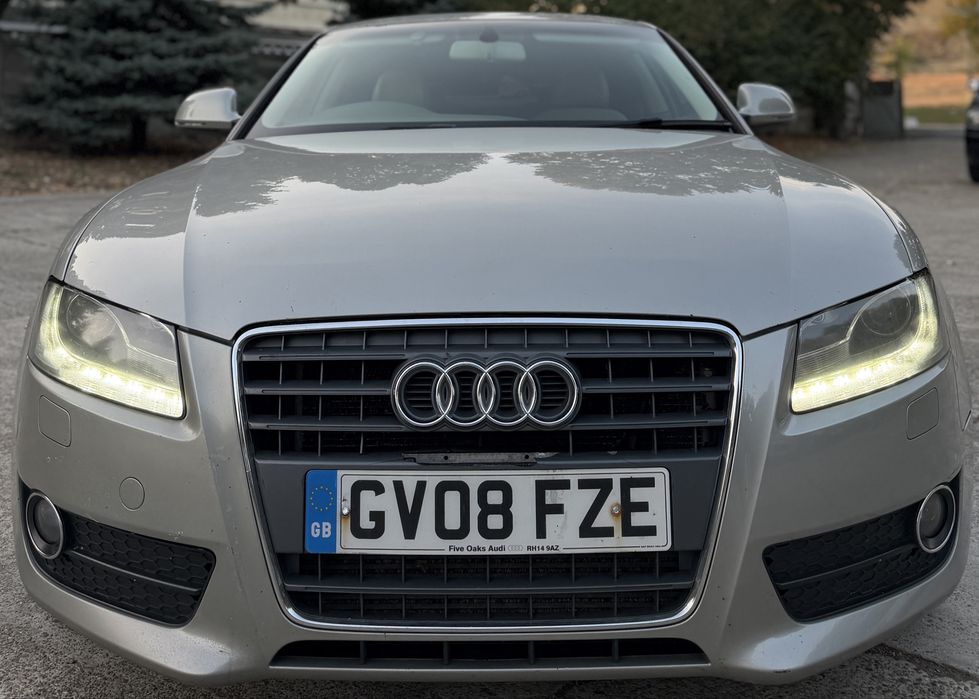 AUDI A5 - Coupe - 2008 - 2.7 TDI V6 - 190 Cai Putere - Automat - Faruri Led / Faruri Xenon - Acte la zi ( Valabile ) - Carte Intreaga - ETC ETC ETC