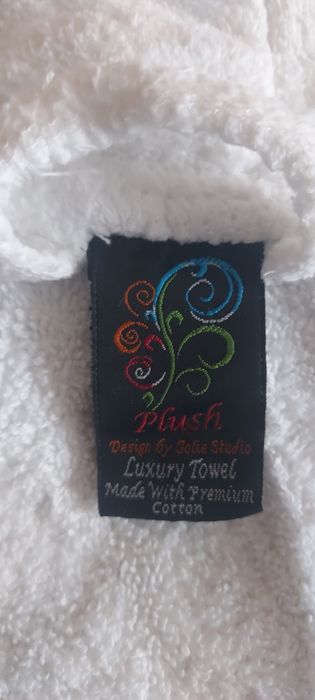 Halat ALB de femei/ nașa, din bumbac premium 100%, marimea L-XL