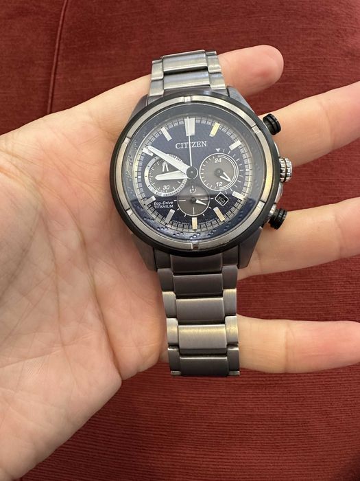 Ceas Citizen Eco-Drive Super Titanium Chronograph 46mm