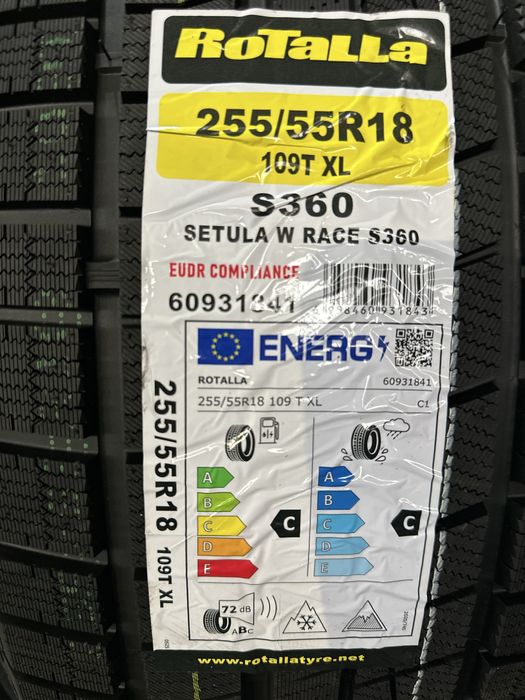 Нови Зимни Гуми ROTALLA S360 255/55R18 109T XL НОВ DOT БОРД 2555518