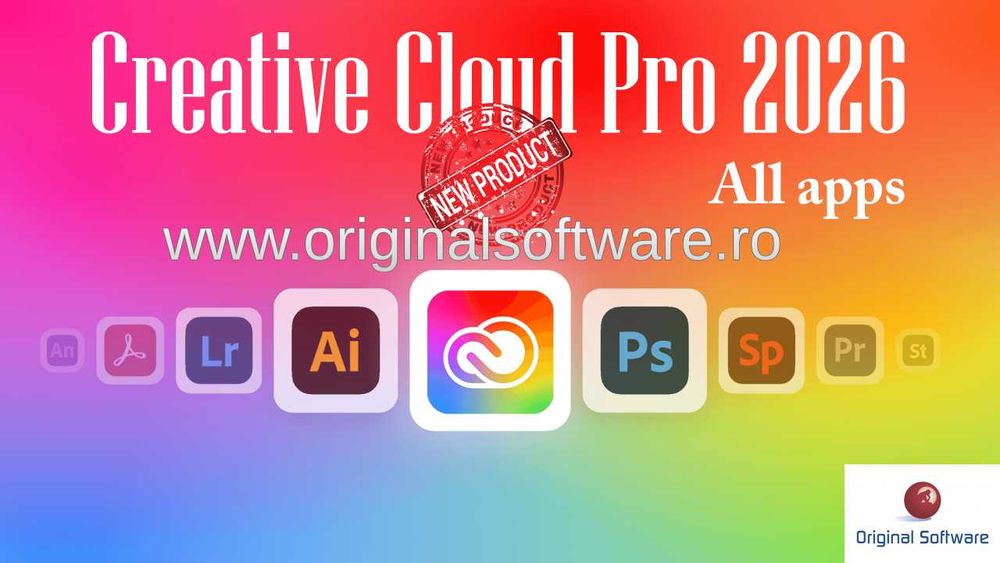 Adobe Creative Cloud Collection 2025 Licență Permanenta Windows Only!