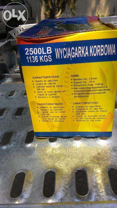 OFERTA!!! Troliu manual NOU pentru tractari auto 2500lbs