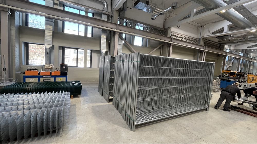 Мобилна строителна прозирна ограда 3500/2000мм пано