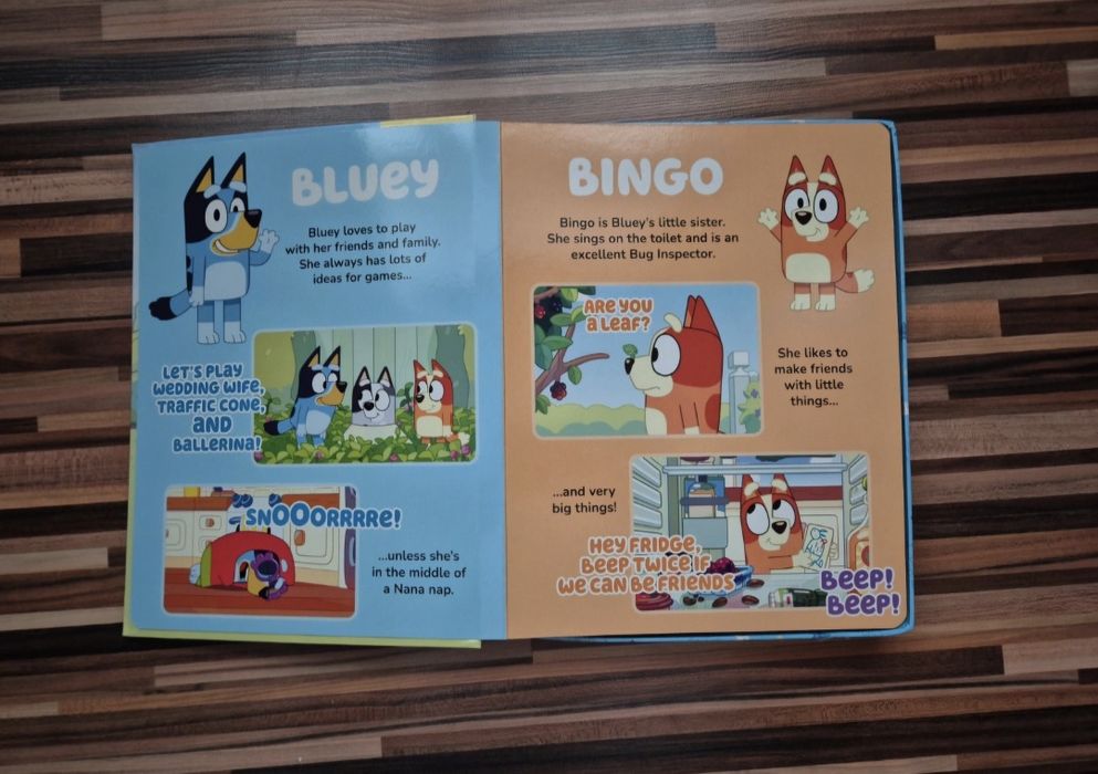 Carte Bluey fara figurine