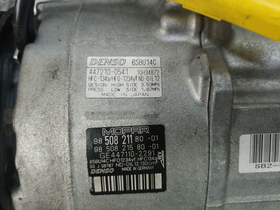 Compresor clima ac 1.2b hn09 peugeot 208 9850821180-01 447210-0541 cu defect