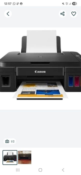 Принтер почти новый за 30