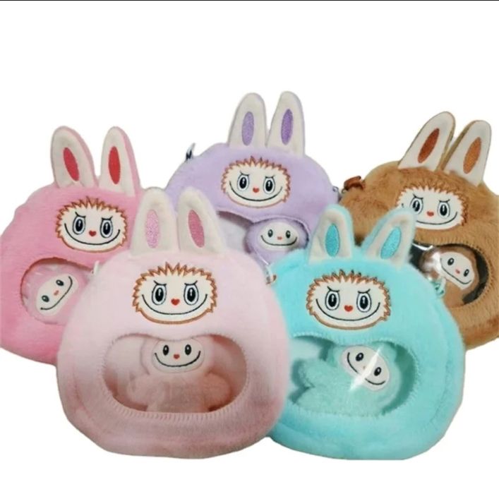 Плюшена Чанта Лабубу с плюшена играчка Лабубу, Labubu чанта