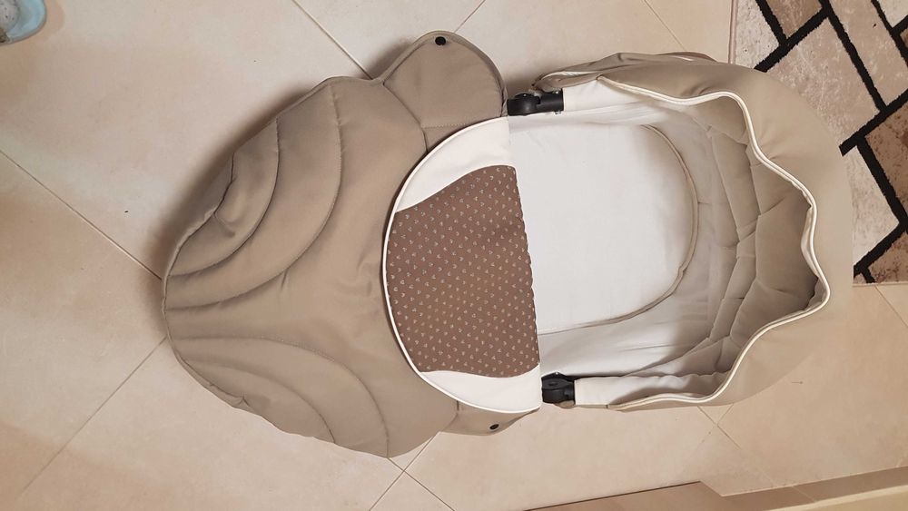 BUBA VIVI Бебешка количка 3 в 1 Капучино