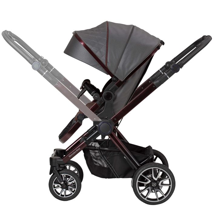 Vand carucior 2 in 1 NOU! Mercedes-Benz Avantgarde GTS Performance Sage Grey cu maner reversibil