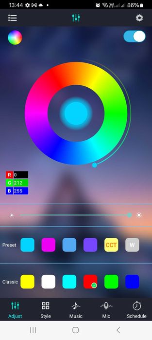 LED подводно осветление за надземен басейн, 10W RGB