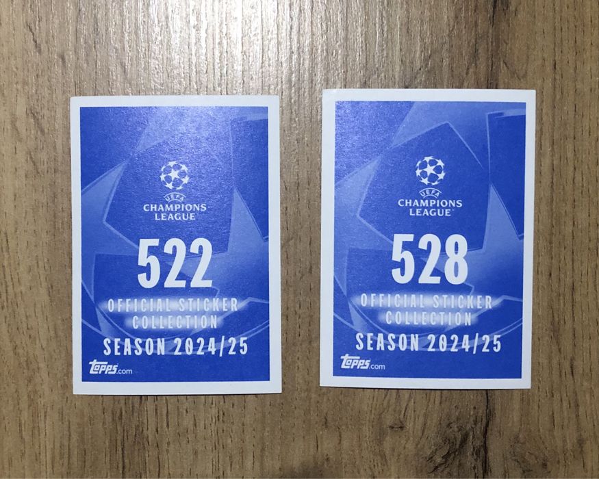Energy Стикери Topps Шампионска Лига Champions League 2024/25