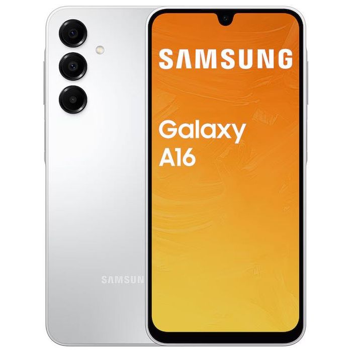 Мобилен телефон Samsung Galaxy A16, Dual SIM, 128GB, 6GB RAM, 4G, Сив + преносима външна батерия подарък 10000 mAh