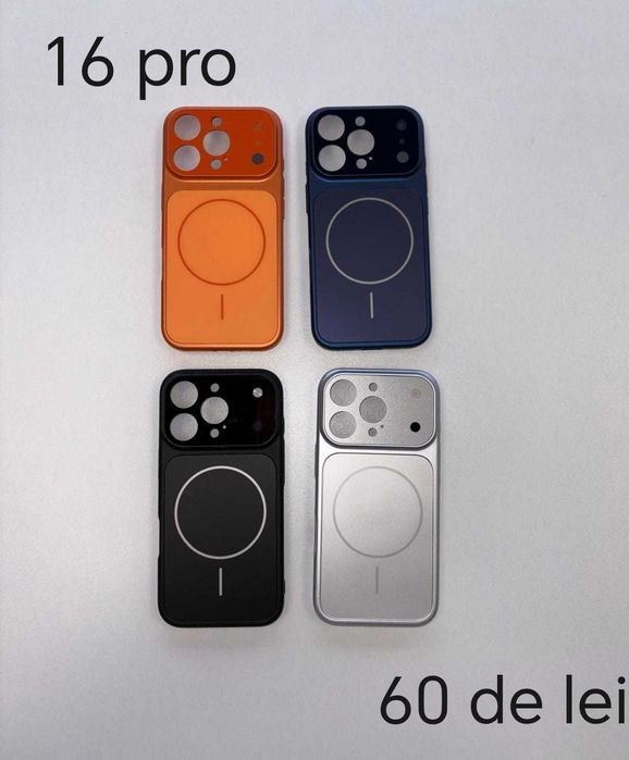 Huse, Folii, Cabluri iPhone 16 Pro - Montaj gratuit folie