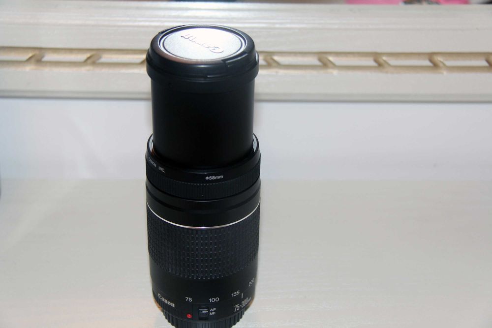 Объектив Canon EF 75-300mm iii Ultrasonic.Телевик. В идеале. Рассрочка
