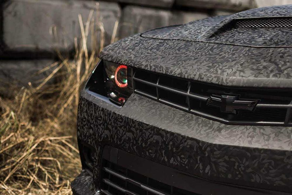 3М Avery VWS Автомобилно фолио лайсни 4D карбон черен мат металик