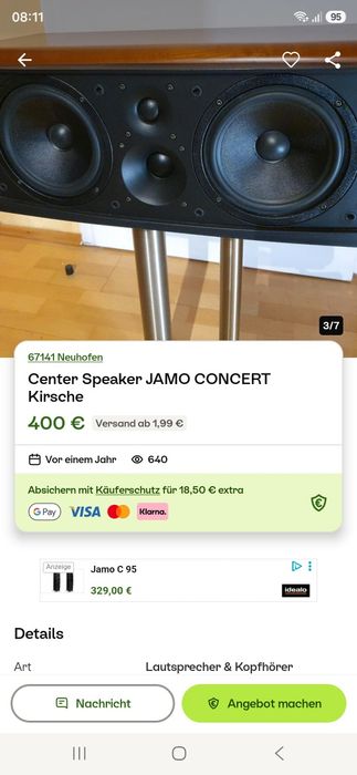 Vând boxă centru JAMO CONCERT CENTER