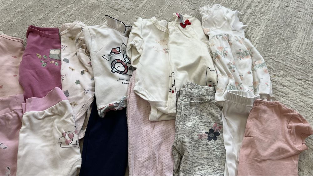 Одежда для девочки 3-6 месяцев