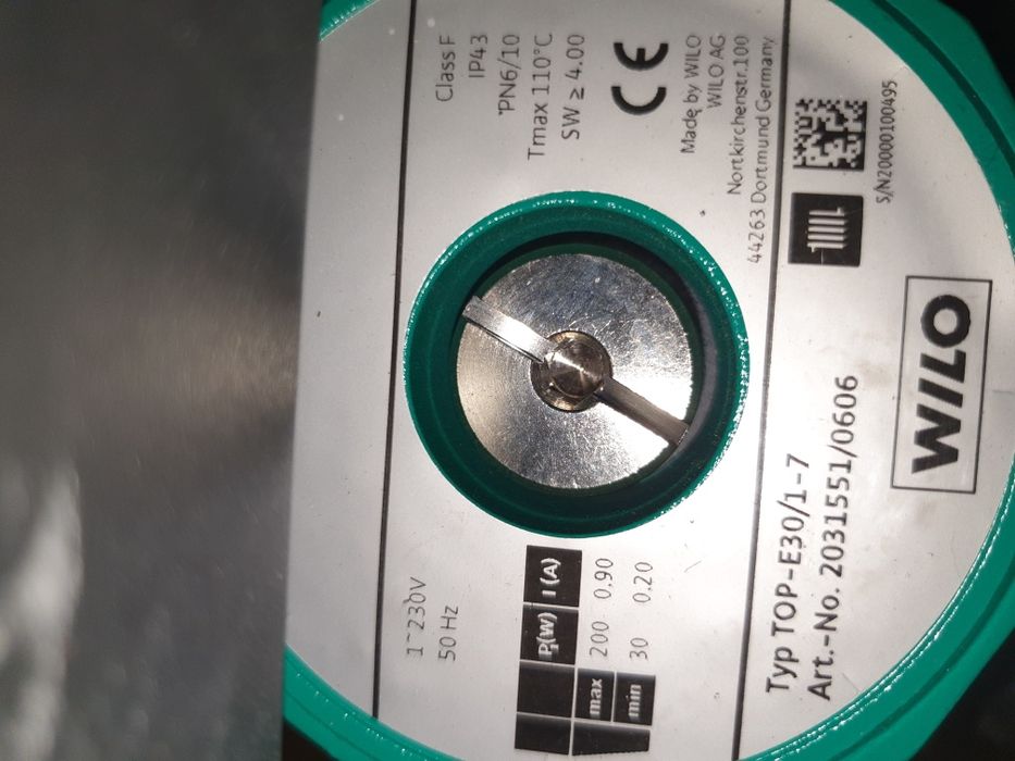 Насос циркуляционный Wilo Type TOP E30/1-7