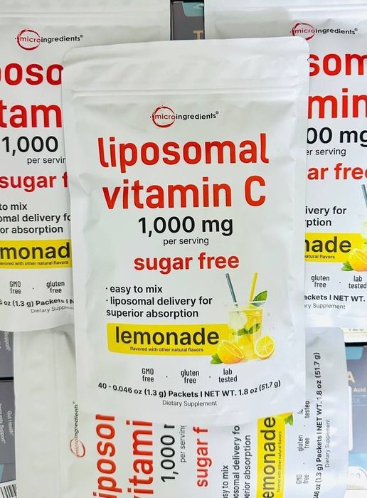 Liposomal vitamin c, витамин с 1000 мг, poroshok, липосомальный: 380 000 so’m