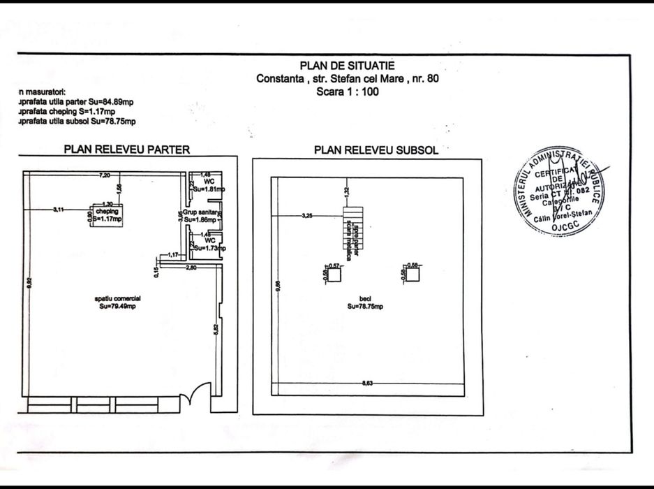 Inchiriez spatiu comercial ultracentral