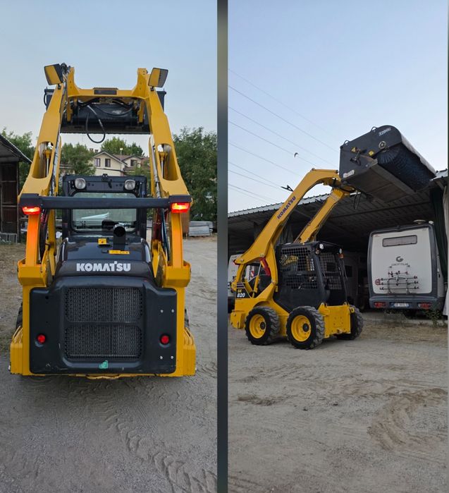 Miniîncarcător ca NOU Komatsu SK 815 714 mini încărcător cu 475ore
