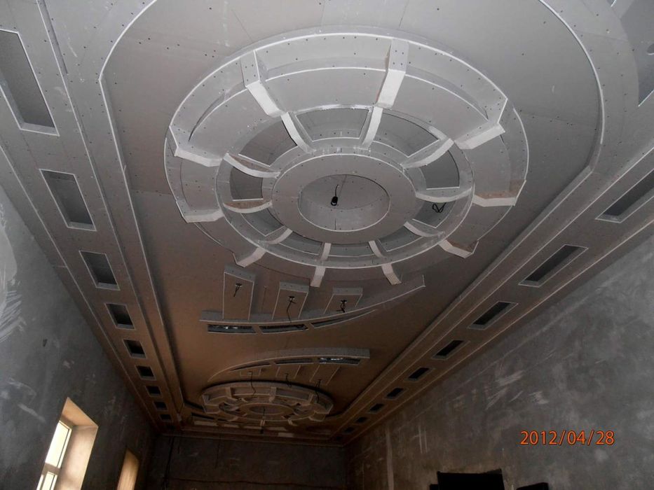 гипсакартон любой сложности оплата договорная