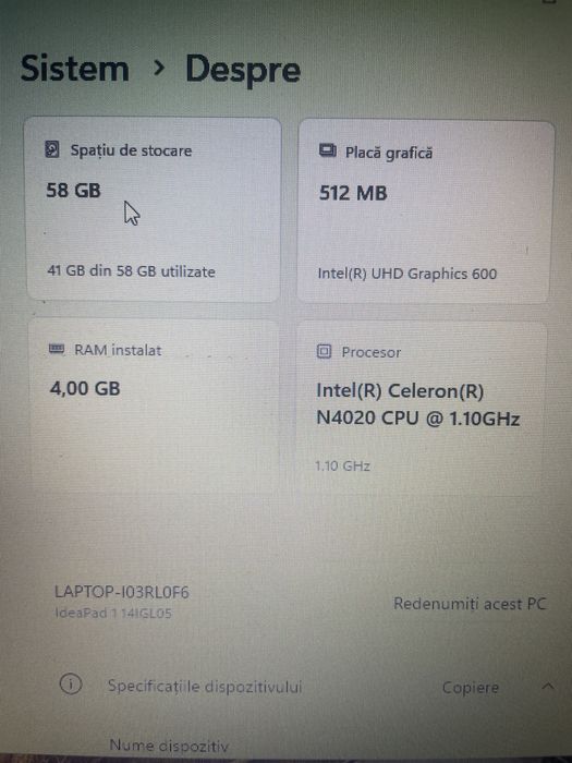 Lenovo IdeaPad 1 Aproape nou