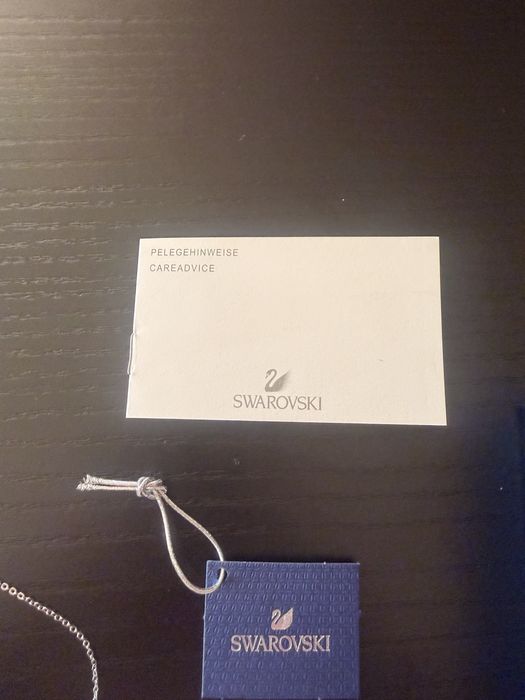 Swarovski лебед колие