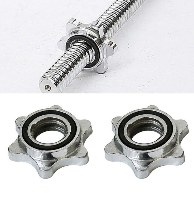 Set 4 încuietori pentru bare de haltere 25 mm