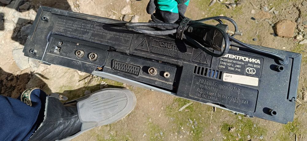 видео магнитофон СССР