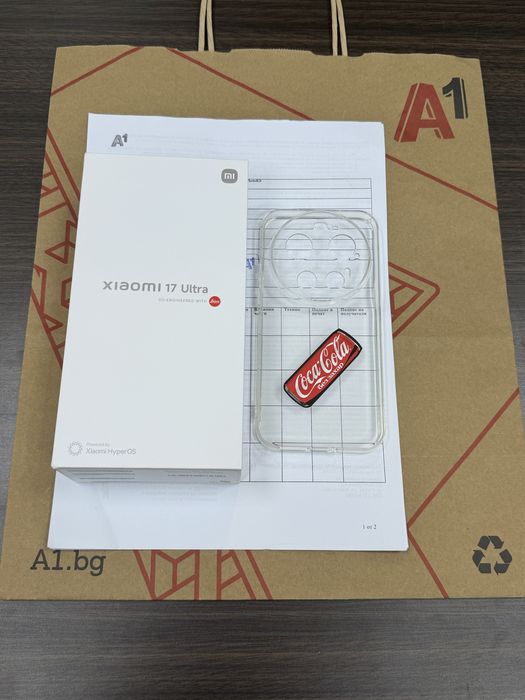 КАТО НОВ 512GB Xiaomi 17 Ultra A1 Гаранция до 2028 г.  5G Black | Черен Battery Health: 100%