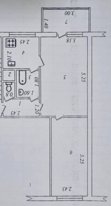 Продам квартиру буюк ипак йули 2/1/5 50м2 без ремонта