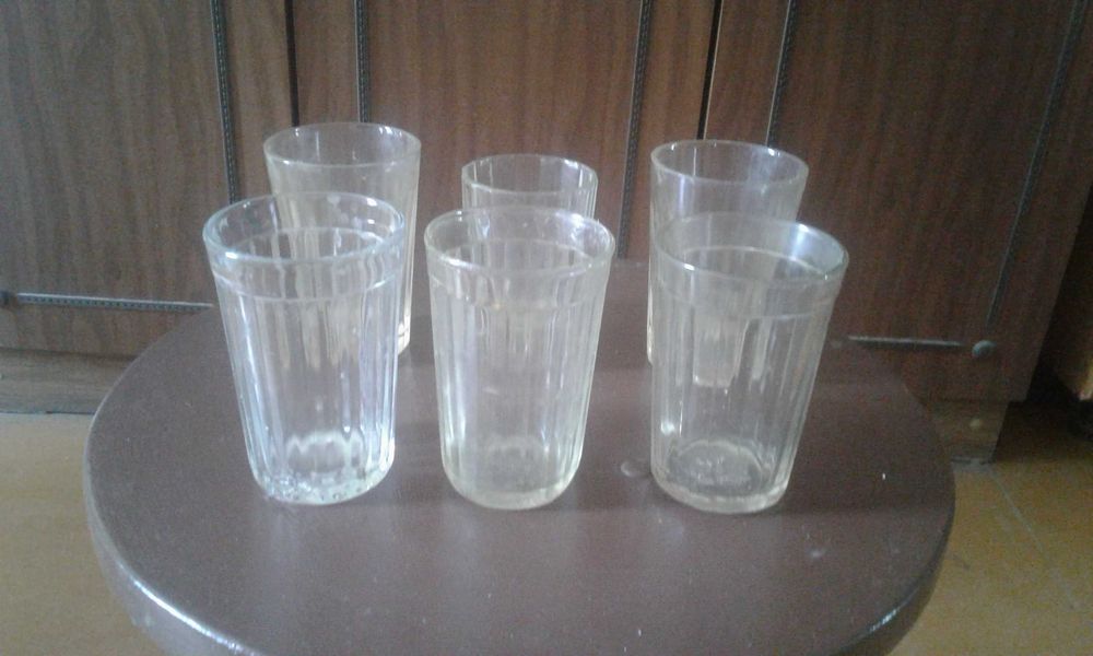 стаканы, друшлаг, кружки, миски  советские