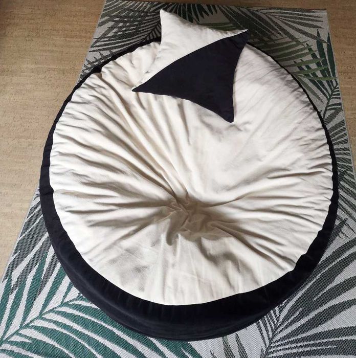 Bean Bag mare, material textil, cu bureti