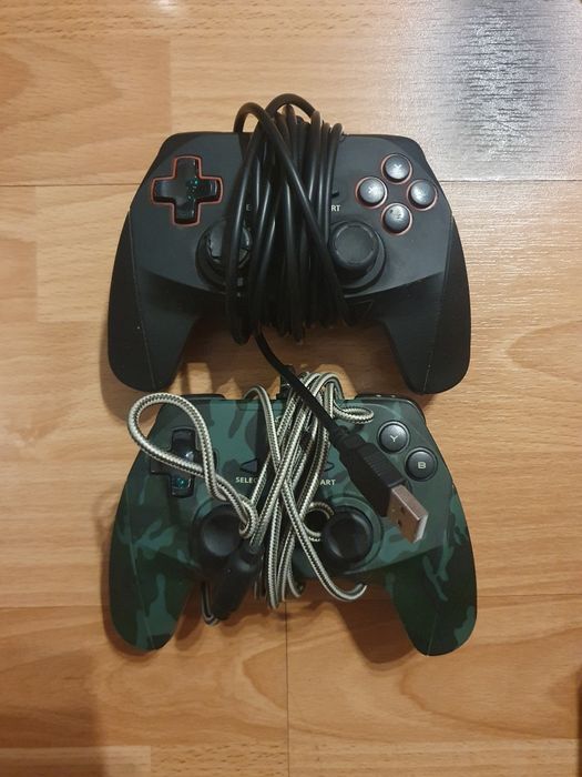 Vând 2 controllere gaming pentru PS3 și PC funcționale 100%