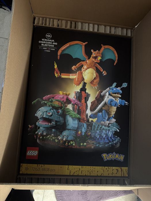 Lego Pokemon 72153 Venusaur, Charizard si Blastoise 6838 pcs