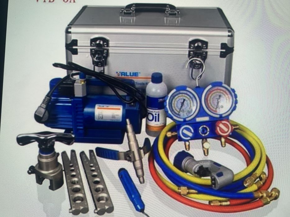 Trusa frigotehnistului value vtb-5a-r32 noua pompa manometre r32 ...