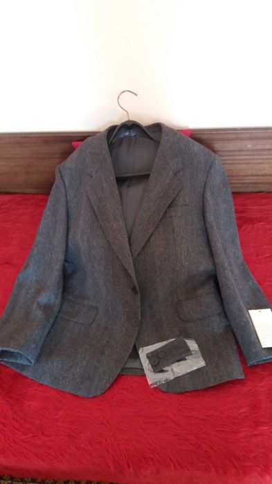 Нови мъжки,  сиви, вълнени сака