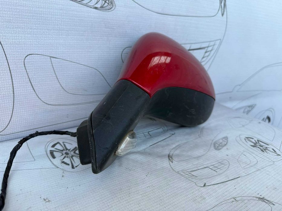 Oglindă Retrovizoare Stânga 2x5 Pini Peugeot 207 Hatchback E9014342 / [2006-2013] / (5B3)