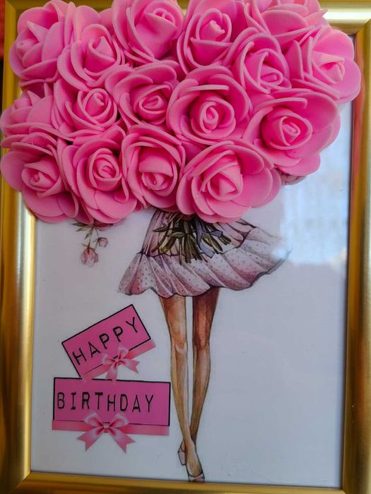 Картини с 3д цветя