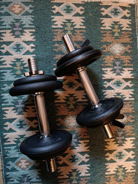 Vând gantere 2x10kg