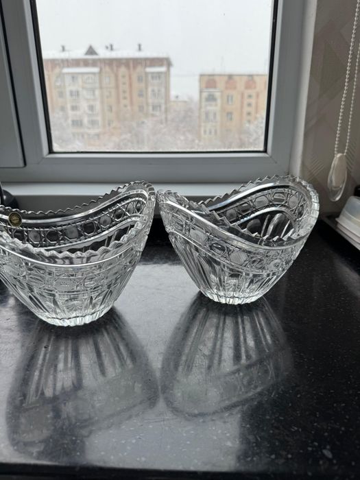 Хрустальная ваза для фруктов