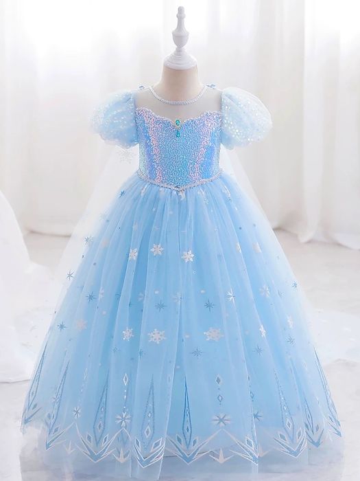 Платье Эльзы 90, 100, 110, 120 рост