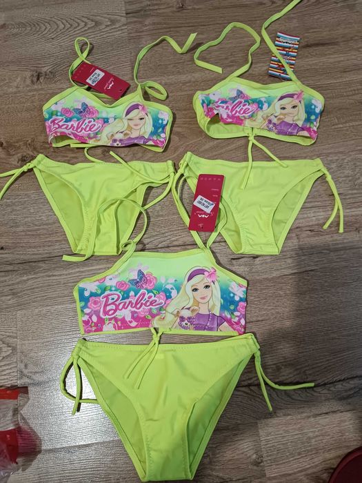 Детски плажен бански за момиче 2-7 години нов