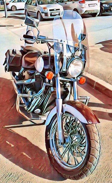 Parbriz pentru motocicleta.